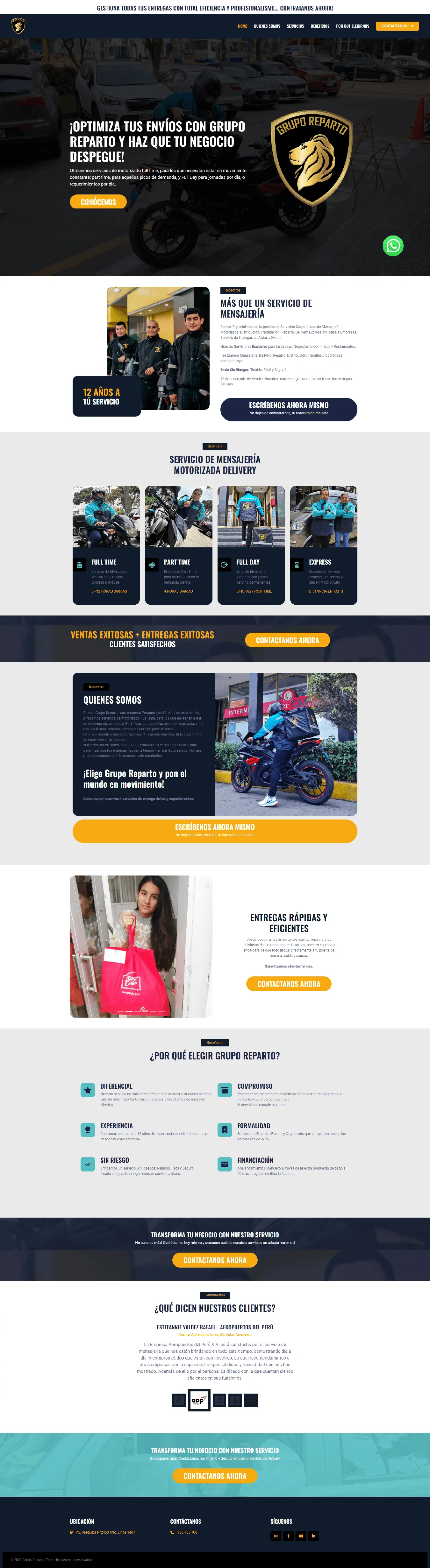 Diseño Landing Pages - Rosana Ample