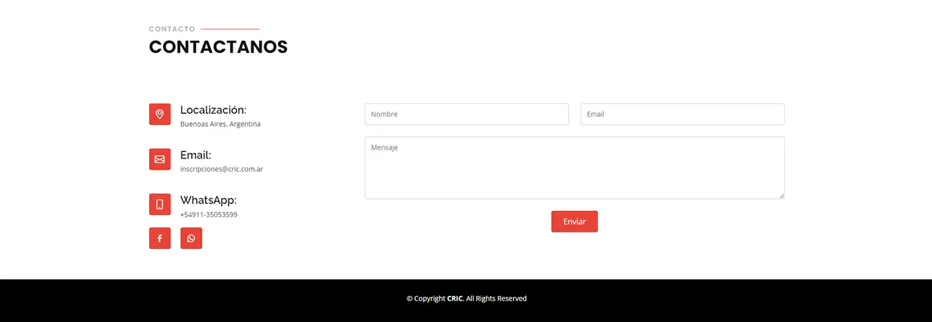 Diseño Sitios Web - El CRIC es todos los días