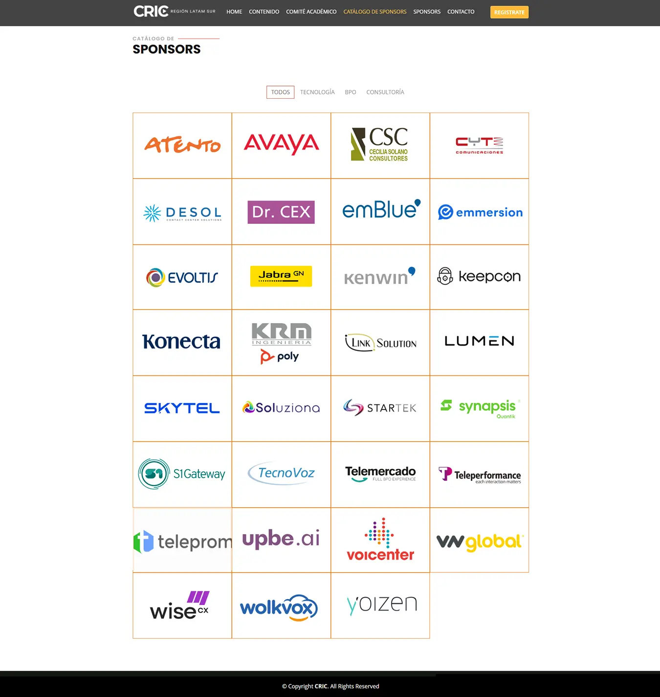 Diseño Sitios Web - El CRIC es todos los días