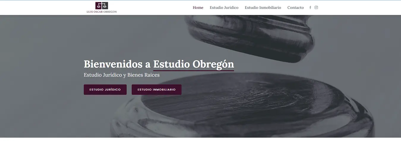 Diseño Sitios Web - Estudio Obregon