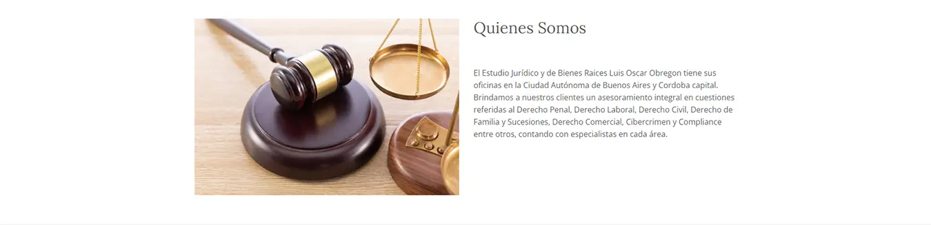 Diseño Sitios Web - Estudio Obregon