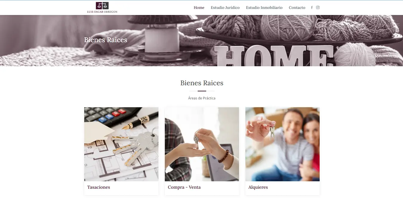 Diseño Sitios Web - Estudio Obregon