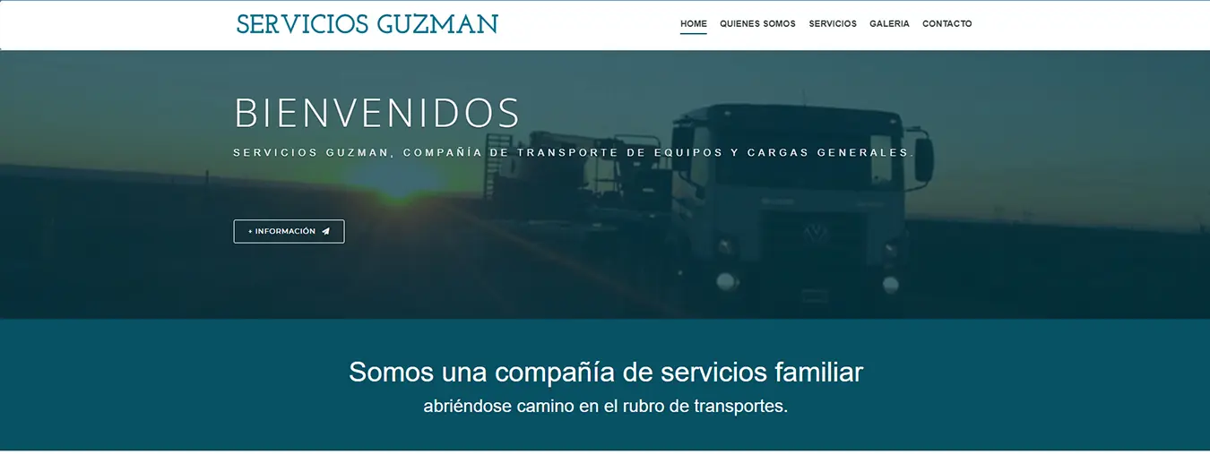 Diseño Sitios Web - Servicios Guzman