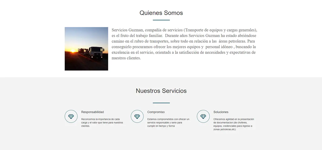 Diseño Sitios Web - Servicios Guzman