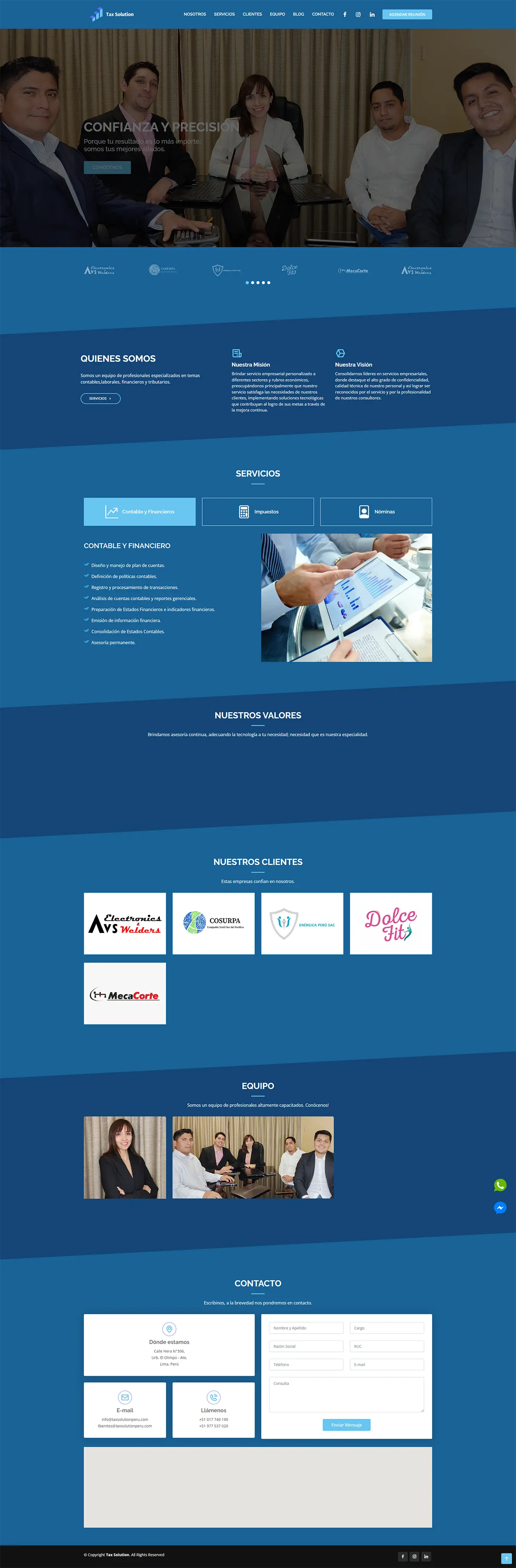 Diseño Sitios Web - Tax Solution