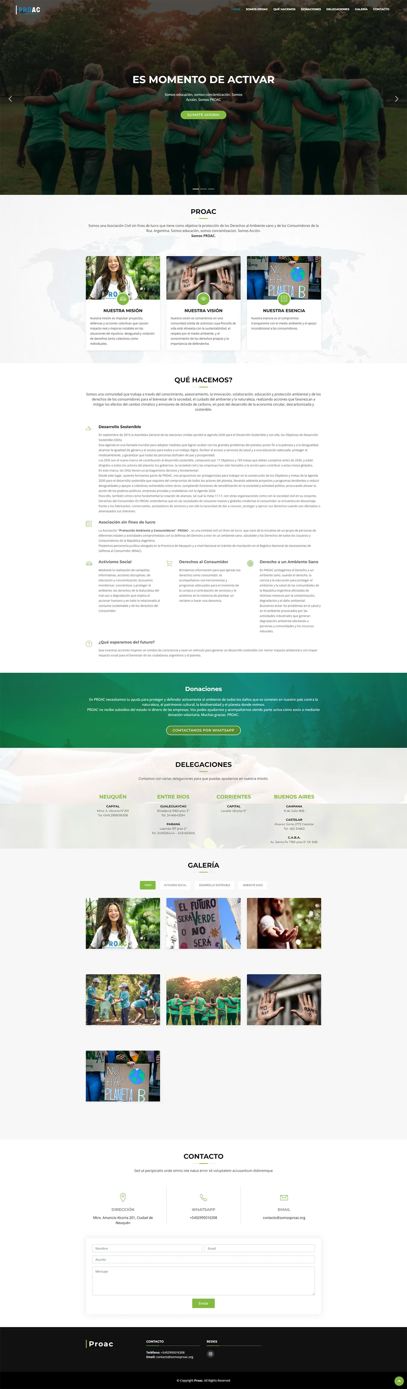 Diseño Sitios Web - Somos Proac