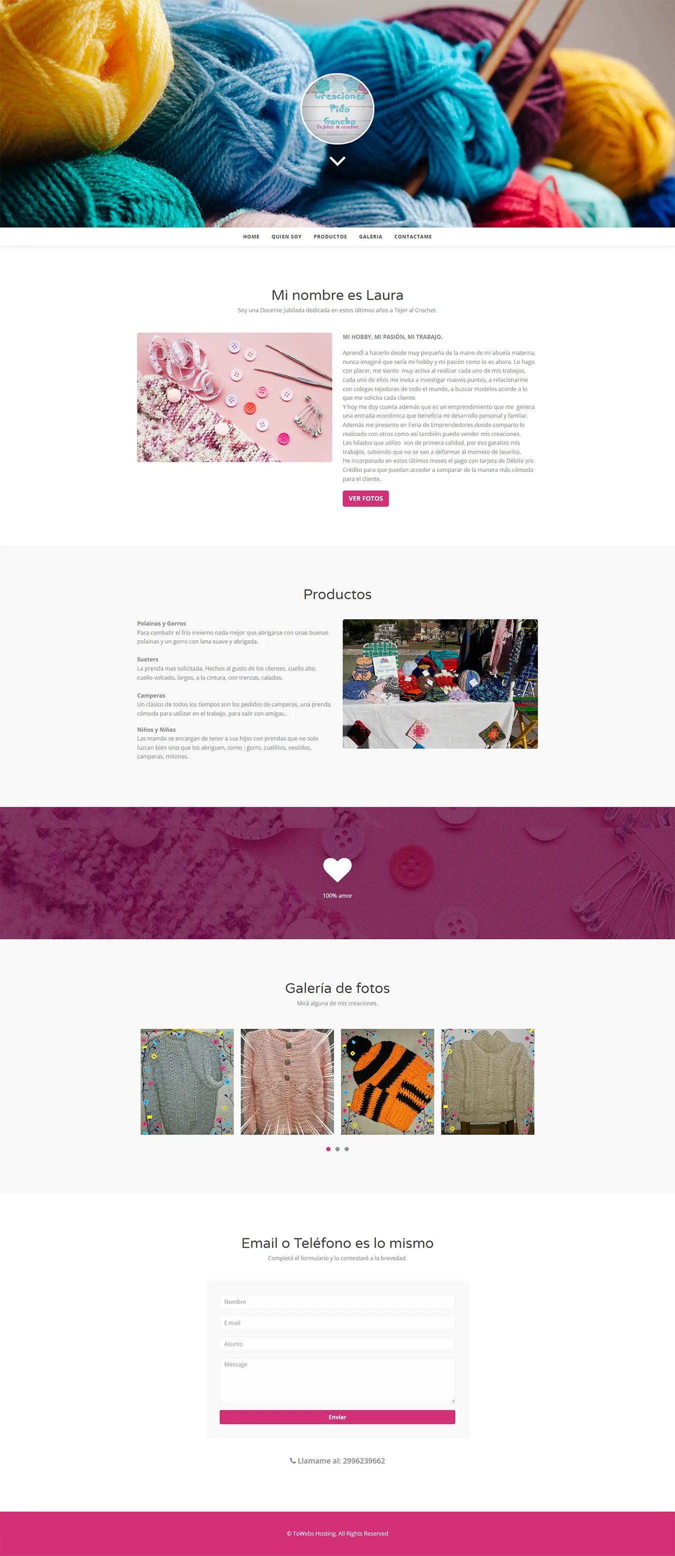 Diseño Sitios Web - Pido Gancho