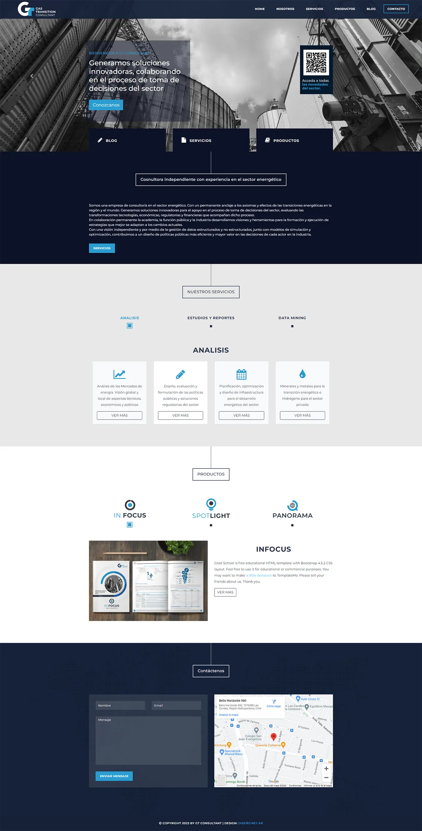 Diseño Sitios Web - GT Consultant