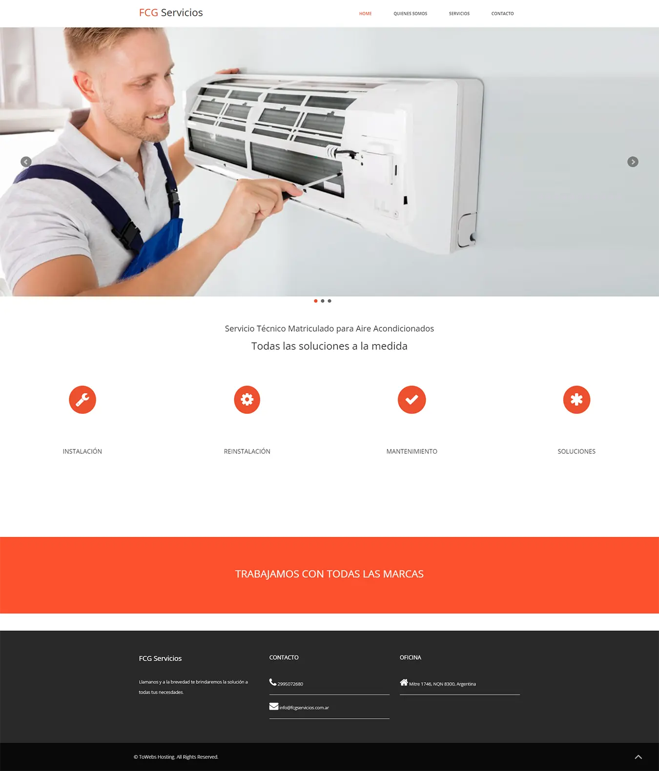 Diseño Sitios Web - FCG servicios