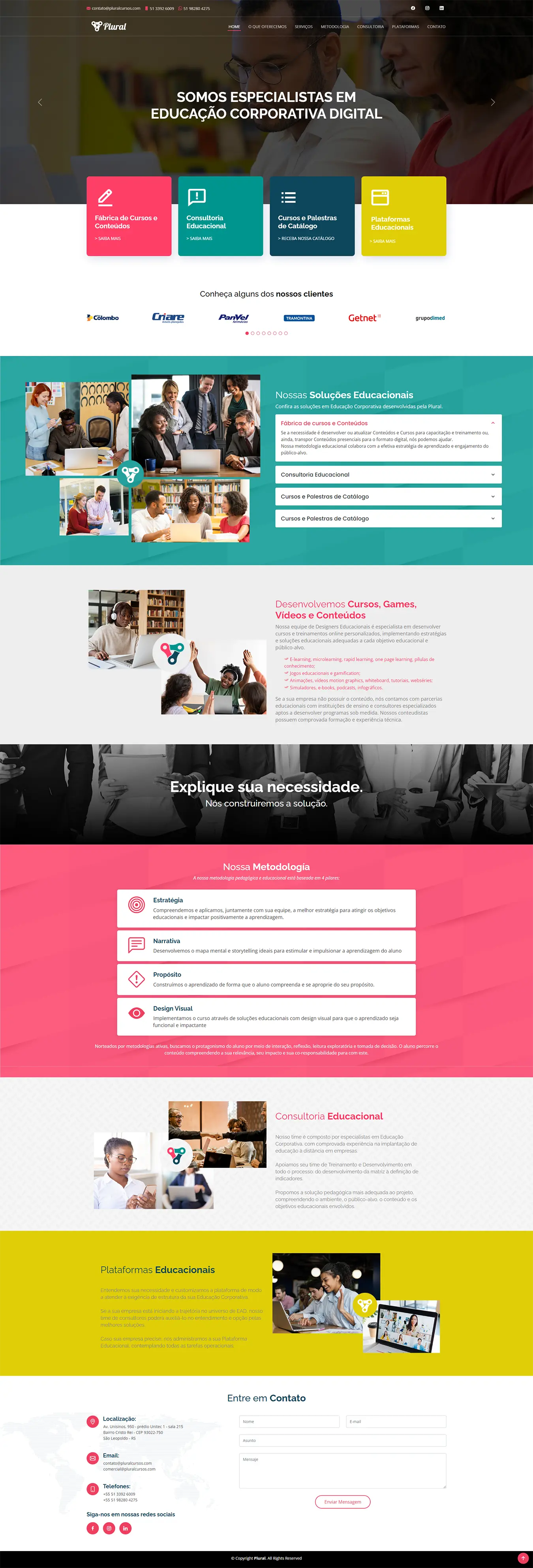 Diseño Landing Pages - Pluraledu