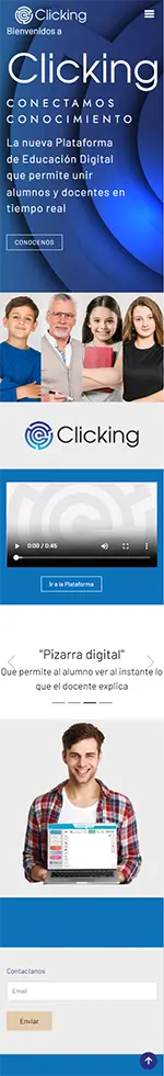 Diseño Landing Pages - Clicking