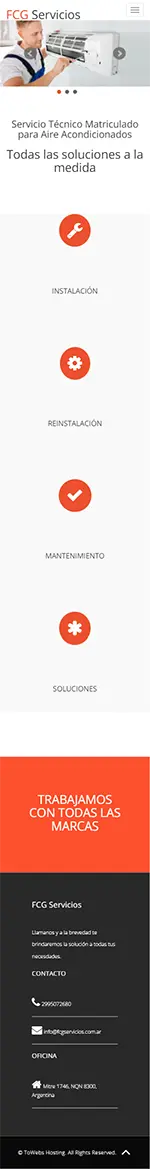 Diseño Sitios Web - FCG servicios