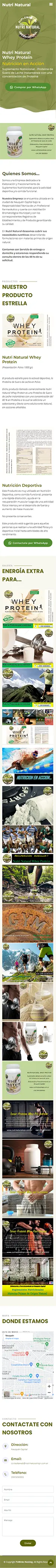 Diseño Sitios Web - Nutri Natural