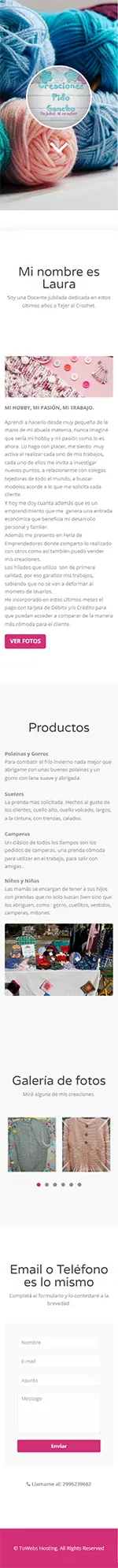 Diseño Sitios Web - Pido Gancho