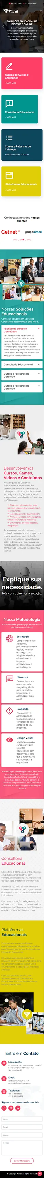 Diseño Landing Pages - Pluraledu