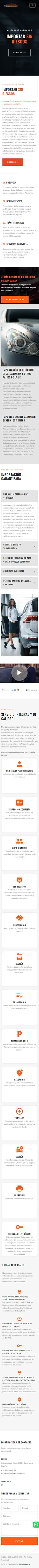 Diseño Landing Pages - Ger Lyxery Cars