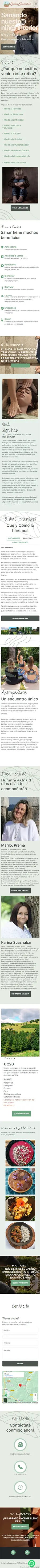 Diseño Landing Pages - Karina Suasnabar - Retiro