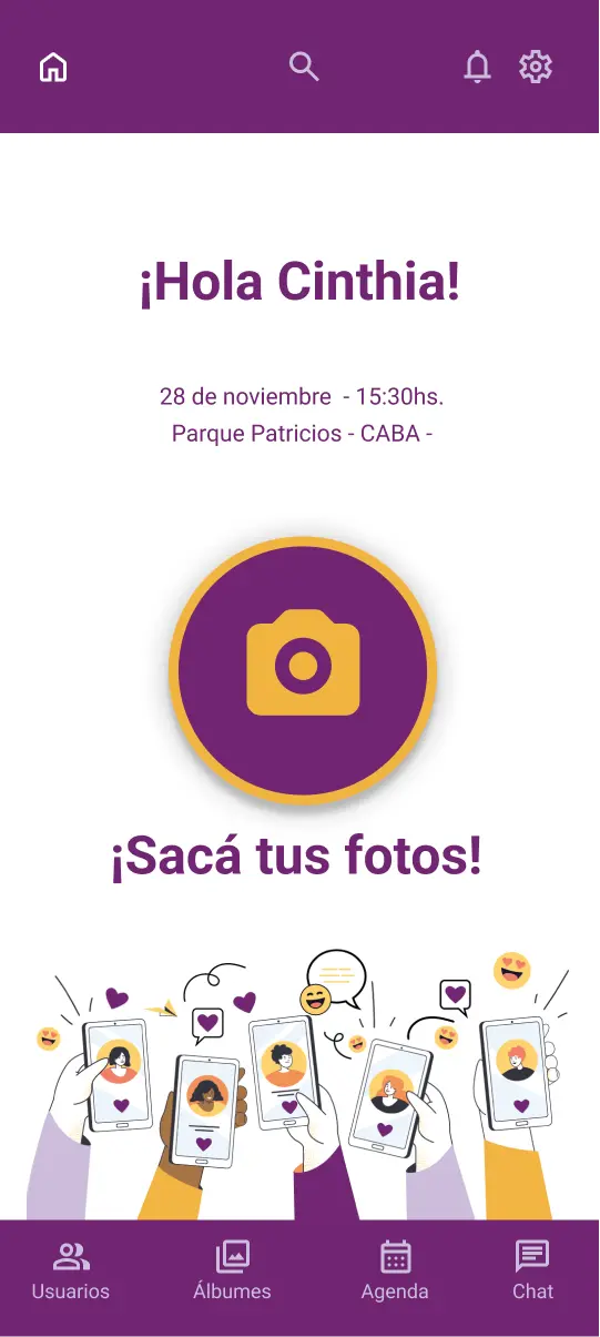 Diseño UX / UI - Live Pics