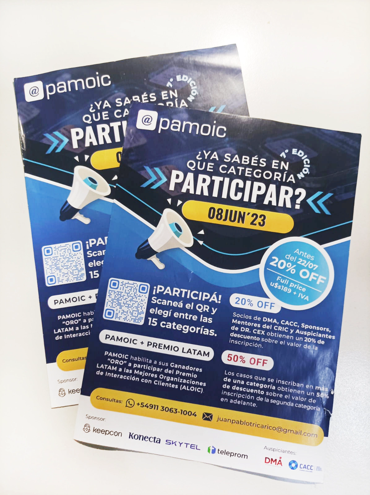 Folletos, dípticos, trípticos - PAMOIC 23 - Flyer