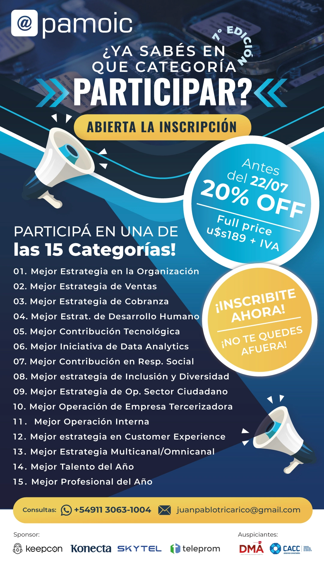 Folletos, dípticos, trípticos - PAMOIC 23 - Flyer