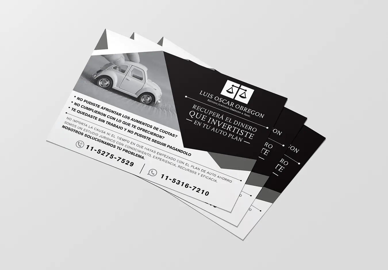 Tarjetas Personales - Estudio Jurídico Obregón & Asoc.