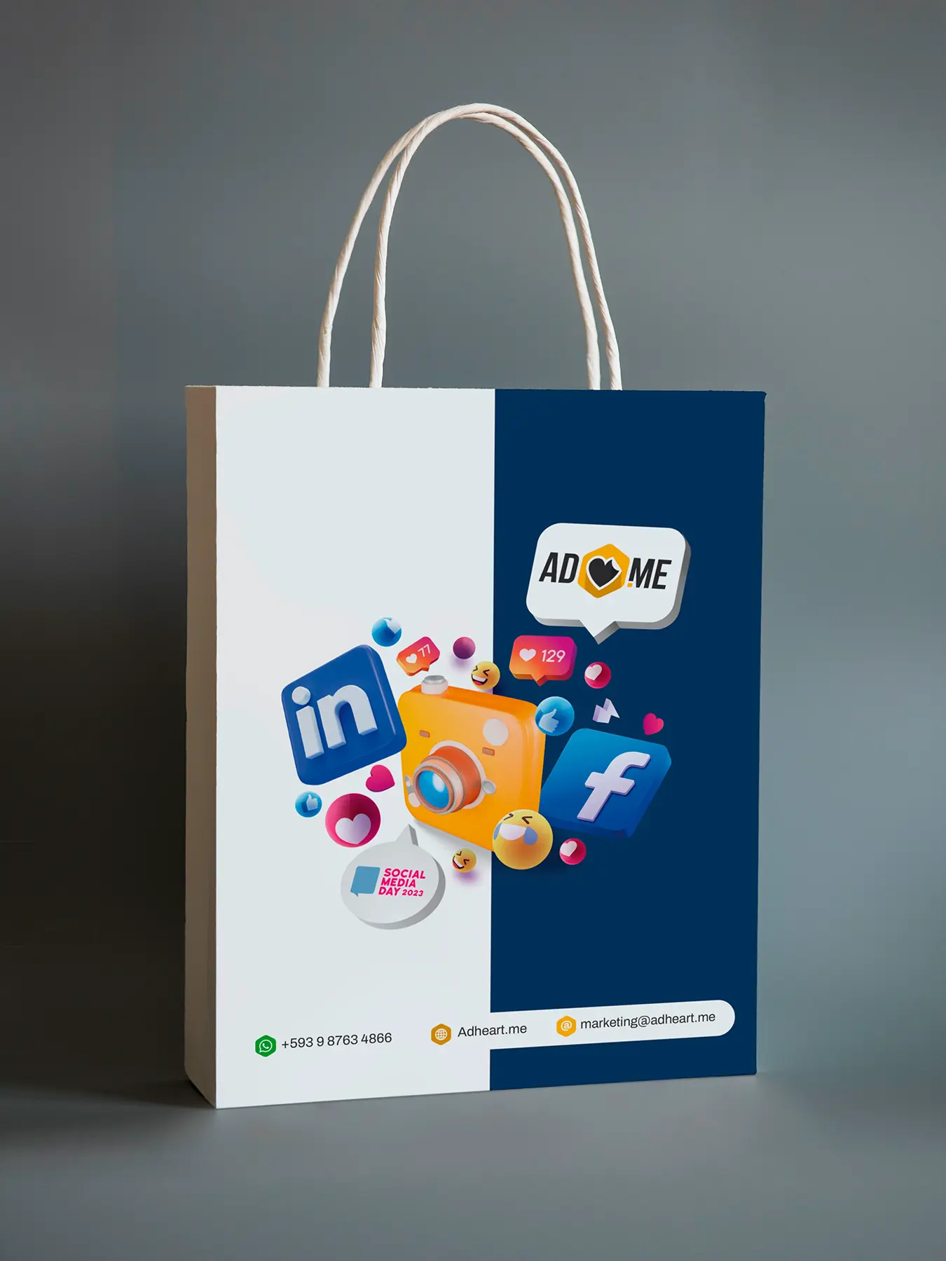 Tarjetas Personales - Ad Heart Me