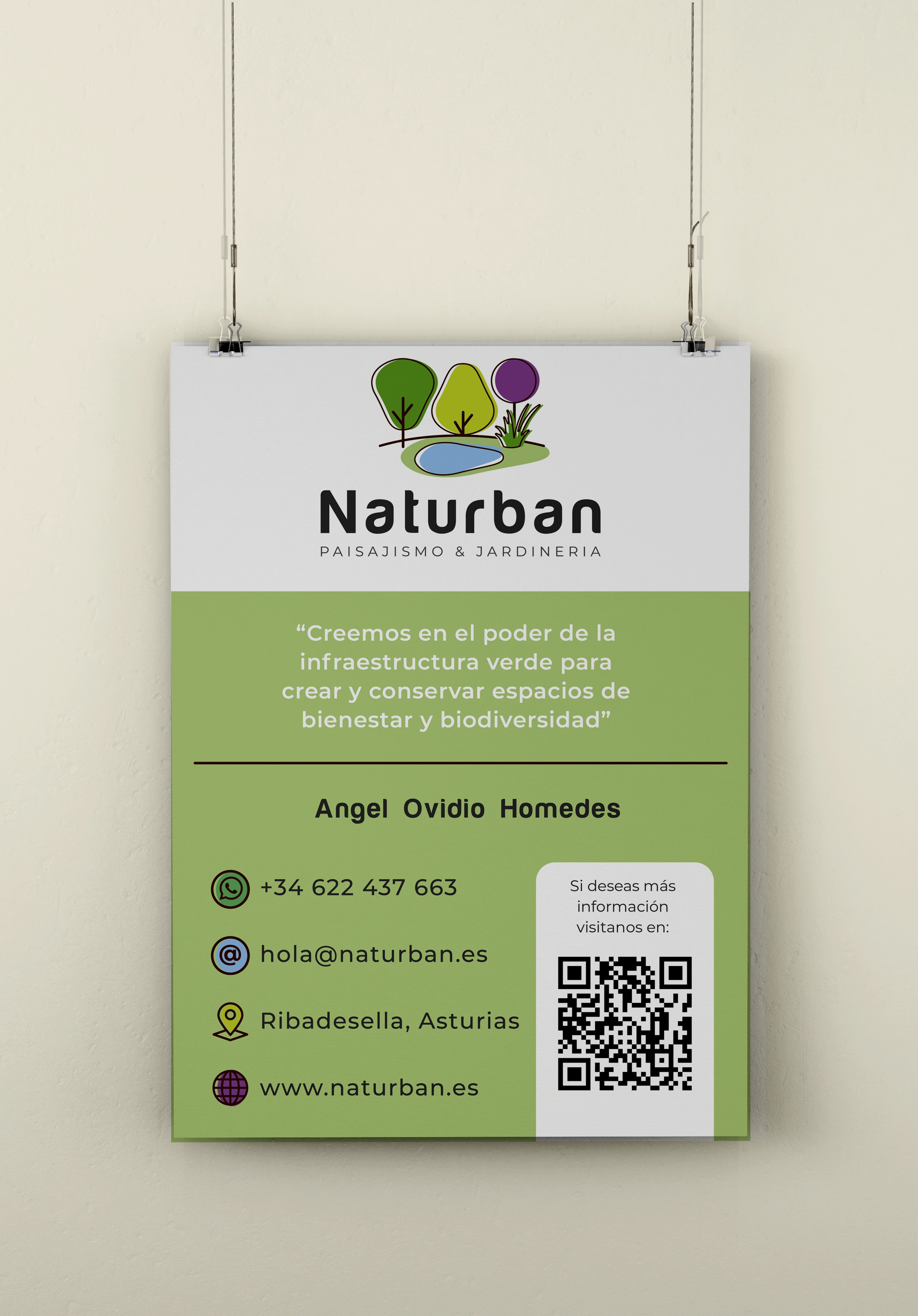 Carteles, pósters, roll-up y expositores - Naturban