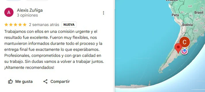 5/5 el comentario del cliente